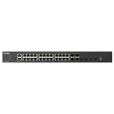 Коммутатор D-Link SMB DXS-3410-32SY/A1A, L3, 28×10GbE SFP+, 4×25GbE SFP28