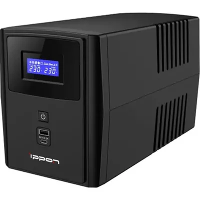 ИБП IPPON 1029746, 2200ВА/1200Вт, Line-Interactive, Tower, LCD