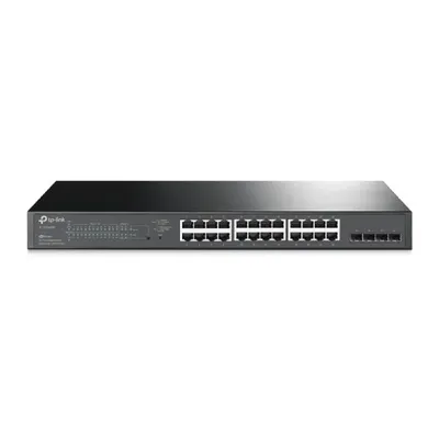 TP-Link SG2428P Коммутатор JetStream Smart с 24 гигабитными портами PoE+ и 4 портами SFP