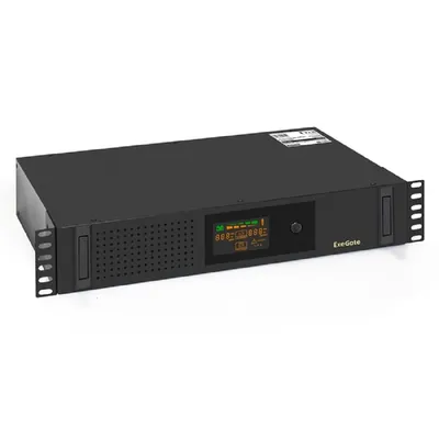 ИБП ExeGate EX293849RUS, 800VA/480W, LCD, AVR, 2U