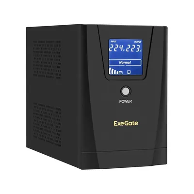 ИБП Exegate EP285492RUS, 1200ВА/750Вт, Line-Interactive, 8×IEC