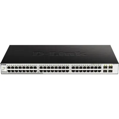 D-Link DGS-1210-52/ME/B1A Управляемый L2 коммутатор, 48x1000Base-T, 4x1000Base-X SFP, AC 220В/DC 12В(с возможностью мониторинга статуса питания коммутатора)