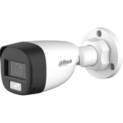 HDCVI-камера Dahua DH-HAC-HFW1200CLP-IL-A-0360B-S6, 2Мп, 3.6мм, ИК/LED 20м, уличная