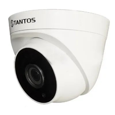 00-00122952  Камера видеонаблюдения IP Tantos TSi-Eeco25FP 2.8-2.8мм  цв. корп.:белый/черный ()