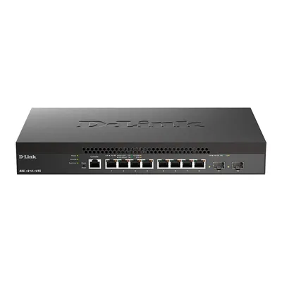 Коммутатор D-Link SMB DXS-1210-10TS/B2A, L2+, 8×10GbE, 2×10GbE SFP+