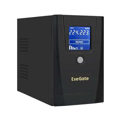 ИБП ExeGate EX292787RUS, 1000VA/550W, LCD, AVR