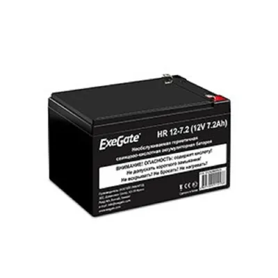 Аккумулятор Exegate EX282965RUS, 12В, 7.2Ач, AGM