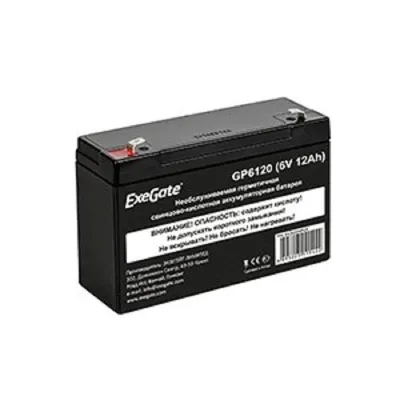 Аккумулятор ExeGate EX282954RUS, 6В, 12Ач, GP6120