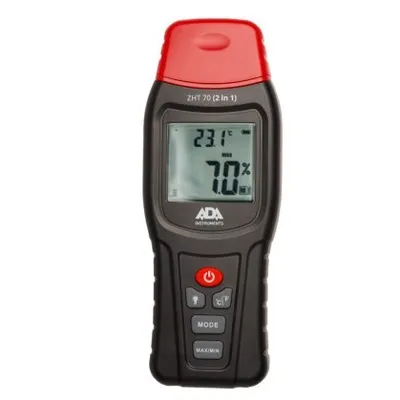 Термогигрометр ADA ZHT 70 А00518 контактный древесина, стройматериалы, температура воздуха