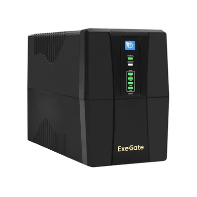 ИБП Exegate EP212516RUS, 800 ВА/480 Вт, Line-Interactive, 2×Schuko
