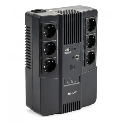 ИБП Бастион 8998 SKAT-UPS 600-AI-IN-1x7, 600 ВА/360 Вт, Line-Interactive
