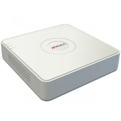 Видеорегистратор HiWatch DS-H204QA(C), 4-канальный, HD-TVI/IP до 8Мп, 1 SATA