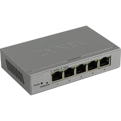 Коммутатор Zyxel GS1200-5-EU0101F, 5×1GbE, настольный, управляемый
