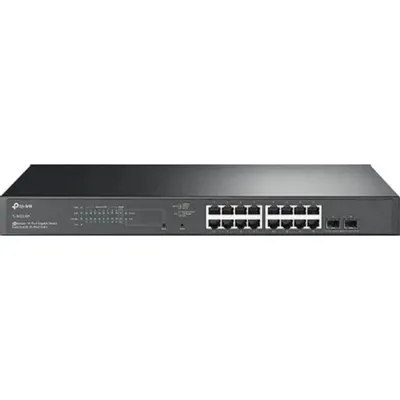 TP-Link SG2218P Коммутатор JetStream Smart с 16 гигабитными портами PoE+ и 2 гигабитными портами SFP