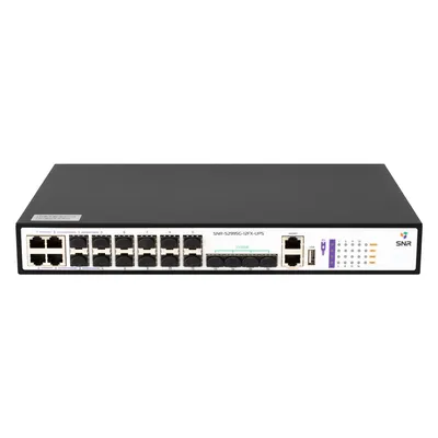 Коммутатор SNR SNR-S2995G-12FX-UPS, L3, 12×SFP, 4×Combo, 4×10G SFP+