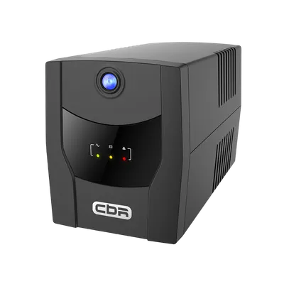Башенный линейно-интерактивный ИБП/ ИБП CBR [QTM-1200T-4F-LCUC] Line Interactive  1200VA/720W 7Ah12V*2 4 x Shuko, HID-USB, RJ45/11