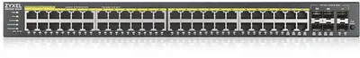 Коммутатор ZYXEL GS2220-50HP-EU0101F, 44×GE PoE+, 4×Combo, 2×SFP, 375W PoE