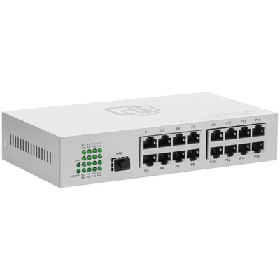 Коммутатор SNR SNR-S1916-1GS, 16×100М, 1×1GbE SFP