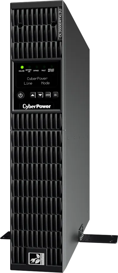 ИБП CyberPower OL2000ERTXL2U, Rackmount, Online, 2000VA/1800W, 8 IEC-320 С13, 1 IEC C19 розеток, USB&Serial, RJ11/RJ45, SNMPslot, LCD дисплей, Black, 0.5х0.8х0.2м., 38кг./ UPS Online CyberPower OL2000ERTXL2U 2000VA/1800W USB/RS-232/Dry/EPO/SNMPslot/RJ11/45/ВБМ (8 IEC С13, 1 IEC C19)