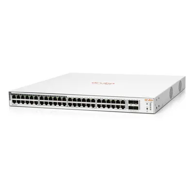 Коммутатор HPE JL815A, Aruba Instant On 1830, 48×1GbE PoE, 4×SFP, PoE 370 Вт, L2