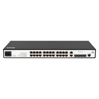 Коммутатор SNR SNR-S2985G-24TC-RPS, L2, 24×GE, 4×SFP, управляемый