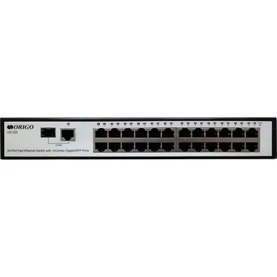 Коммутатор ORIGO OS1225/A1A, 24×100M, 1×Combo GbE/SFP, 1U