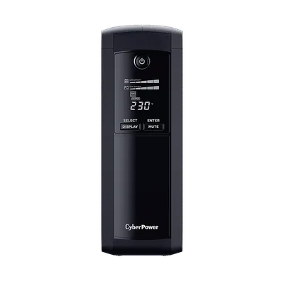 VP1600EILCD - Источник бесперебойного питания линейно-интерактивный CyberPower VP1600EILCD 1600ВА/960Вт USB/RS-232/RJ11/45  (4 + 4 IEC С13)