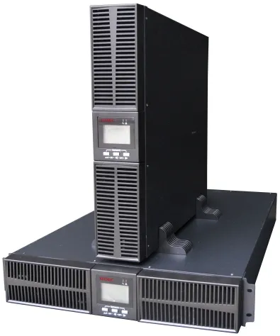 DKC SMALLR3A5I Онлайн ИБП ДКС Small Rackmount, 3000 ВА/2700 Вт, 1/1, 8xIEC C13, EPO, USB, RS-232,  RJ45,  Rack  2U, 6x9Ач