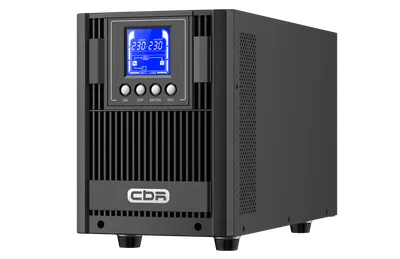 ИБП CBR ESN-2KT-4F-LCHERSC, Online, 2000VA/2000W, 4×Schuko, Tower