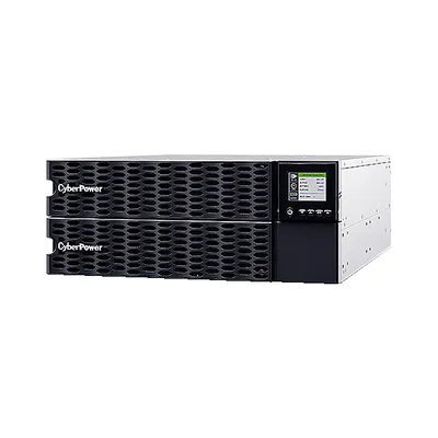 OL10KERTHD - Источник бесперебойного питания, CyberPower, OL10KERTHD, Мощность 10000ВА/10000Вт, OLHD-серия, On-Line, Стоечный 4U, Color LCD/RMCARD205/HID USB/RJ11/RJ45/RS232+Сухие контакты/EPO/BMS, AVR: 200-240В, Вых: 6xIEC C13/4хIEC C19/Клеммная колодка, АКБ 12В/9Ач*16 шт, Чёрный