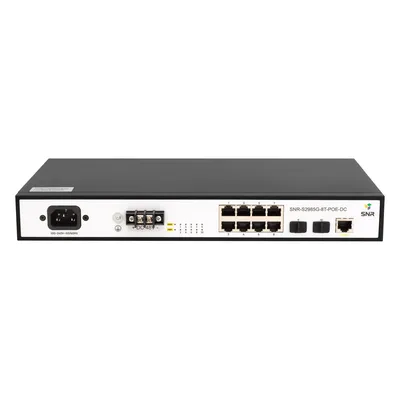 Коммутатор SNR SNR-S2985G-8T-POE-DC, L2, 8×1GbE PoE, 2×SFP, 124W