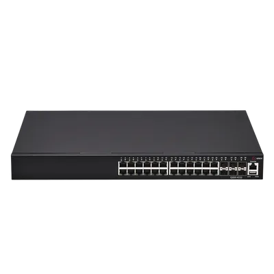 Коммутатор QTECH QSW-4530-30TX-POE, L3, 24×1GbE, 6×SFP+, PoE