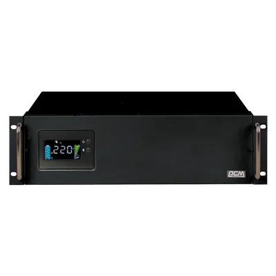 ИБП Powercom KIN-2200AP LCD, 2200ВА/1760Вт, Line-Interactive, 2U