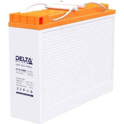 Аккумулятор для ИБП Delta FT 12-125 M, 12В, 125Ач, AGM