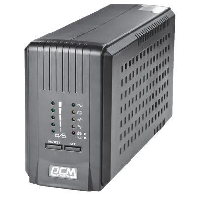 ИБП Powercom SPT-500-II, Line-Interactive, 500 ВА/400 Вт, 3×C13+2×C13