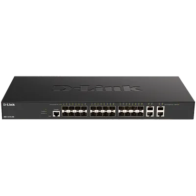 Коммутатор D-Link DXS-1210-28S/A1A, L2+, 24×10G SFP+, 4×10GbE