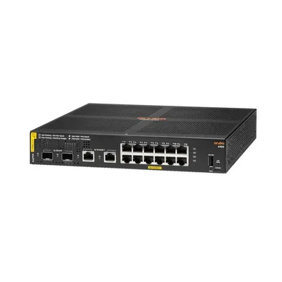 Коммутатор HPE Aruba 6100 12G CL4 2SFP+ 139W, 12×1 Гбит/с PoE+ + 2×10 Гбит/с SFP+, управляемый