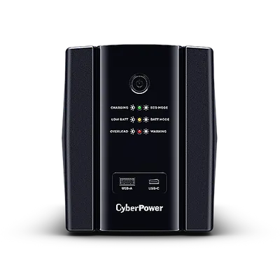 Источник бесперебойного питания (ИБП) CyberPower / UT1500EG / UPS CyberPower UT1500EGLine-Interactive 1500VA/900WUSB/RJ11/45/USB charger A/C