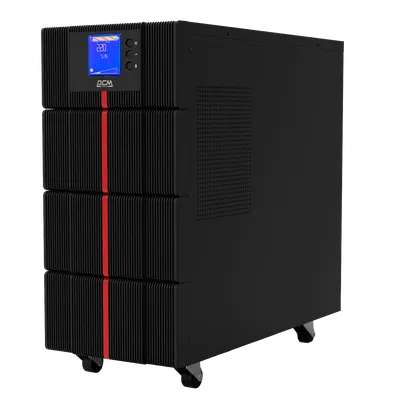 ИБП Powercom MAC-10K, двойного преобразования, 10KВА, 10KВт, LCD, Tower, 8 розеток IEC320 C13 с резервным питанием, 2 розетки C19, клеммная колодка, USB, RS-232, слот под SNMP карту, EPO, защита RJ45, ШхГхВ 257х590х570мм., вес 88.4кг./ UPS Powercom MAC-10K, double conversion, 10KVA, 10KW, LCD, Tower, 8 IEC320 C13 sockets with backup power, 2 C19 sockets, terminal block, USB, RS-232, SNMP card slot, EPO, RJ45 protection, WxDxH 257x590x570mm., weight 88.4kg.