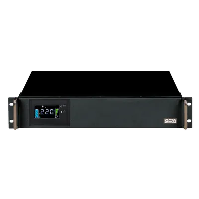 ИБП POWERCOM KIN-1200AP LCD, 1200ВА/960Вт, линейно-интерактивный, 2U