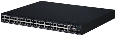 Коммутатор доступа L3 48x1G RJ45 с POE/POE+, 4x10/25G SFP28, два БП AC, охлаждение FR.
