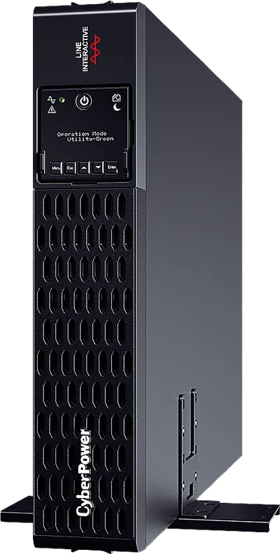 PR3000ERTXL2U - Источник бесперебойного питания, CyberPower, PR3000ERTXL2U, Мощность 3000ВА/3000Вт, PRIII-серия, Линейно-интерактивный, Стоечный 2U, LCD/Smart/BMS/USB/RS232/EPO/RJ11/RJ45/Serial/Сухие контакты, AVR: 159-288В, АКБ 12В/9Ач*4шт, Вых: 6xIEC C13/2хIEC C19, Чёрный
