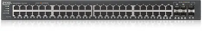 Коммутатор ZYXEL GS2220-50-EU0101F, управляемый L2, 44×1GbE, 4×Combo/SFP