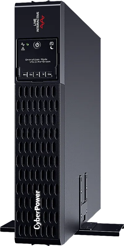PR2200ERTXL2U - Источник бесперебойного питания, CyberPower, PR2200ERTXL2U, Мощность 2200ВА/2200Вт, PRIII-серия, Линейно-интерактивный, Стоечный 2U, LCD/Smart/BMS/USB/RS232/EPO/RJ11/RJ45/Serial/Сухие контакты, AVR: 159-288В, АКБ 12В/9Ач*4шт., Вых: 6xIEC C13/2хIEC C19, Чёрный