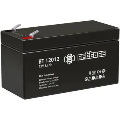Аккумулятор BATTBEE BT 12012, 12В, 1.2Ач, AGM