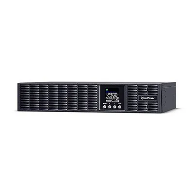 OLS2000ERT2Ua - Источник бесперебойного питания, CyberPower, OLS2000ERT2Ua, Мощность 2000ВА/1800Вт, OLSa-серия, On-Line, Стоечный 2U, LCD/Smart/USB/RJ11/RJ45/EPO/RS232, AVR: 80-300В, АКБ 12В/9Ач*6шт., Вых: 8xIEC C13, Чёрный
