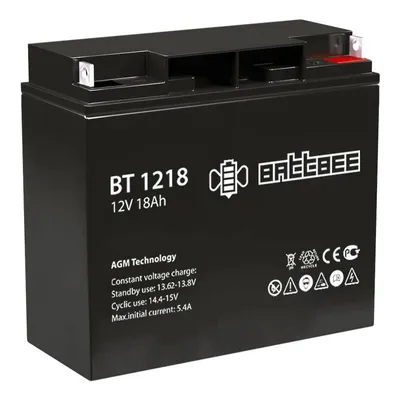 Аккумулятор для ИБП Battbee BT1218, 12В, 18Ач
