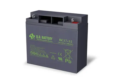 Аккумулятор B.B. Battery BC17-12, 12В 17Ач, AGM, клеммы B1