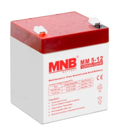 Батарея для ИБП MNB MM 5-12 (12V/5Ah) F2 УТ-00003090