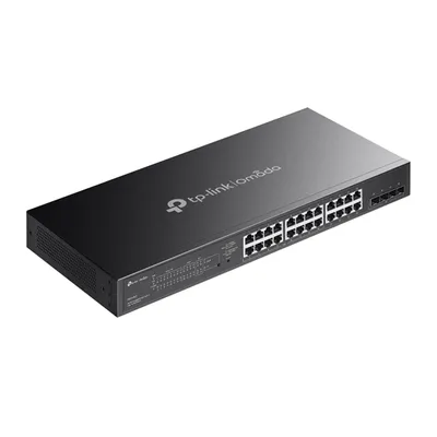 Коммутатор TP-Link SG2428LP, L2, 24×1GbE (16×PoE+), 4×SFP, 150 Вт